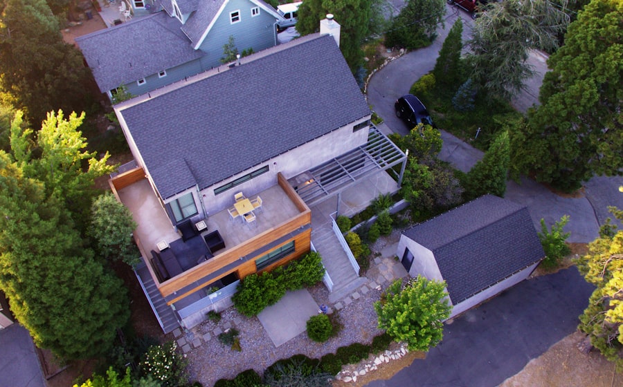 FAA certified aerial drone video still of a residential property